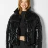 BERSHKA VINYL - Winterjacke - Black -Bershka Verkaufsgeschäft a0c0e63d09264b069e2618ef68118917