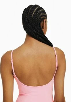 BERSHKA LONG FITTED STRAPPY - Maxikleid - Pink -Bershka Verkaufsgeschäft a0d6fe99f95d4b4e975b3da039cbd694