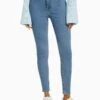 BERSHKA SUPER HIGH WAIST JEGGING - Jeans Skinny Fit - Light Blue Denim -Bershka Verkaufsgeschäft a11768d9d06e43c08d1d4966d3178d5d