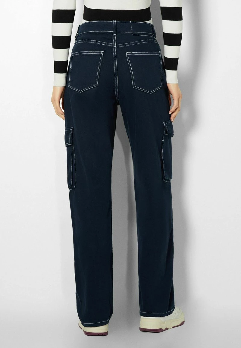 BERSHKA CARGO - Jeans Relaxed Fit - Royal Blue 5 BERSHKA CARGO - Jeans Relaxed Fit - Royal Blue – Bild 3