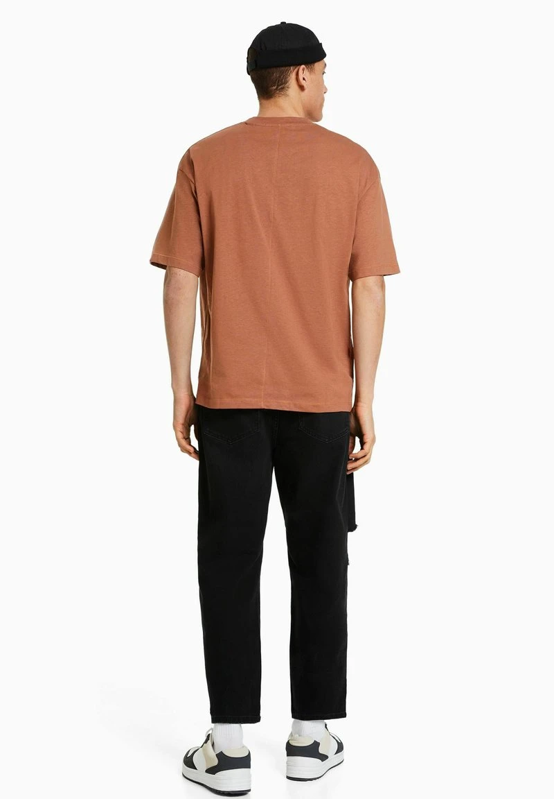 BERSHKA LOOSE FIT WITH RIPS - Jeans Relaxed Fit - Black 4 BERSHKA LOOSE FIT WITH RIPS - Jeans Relaxed Fit - Black – Bild 2