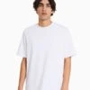 BERSHKA SHORT SLEEVE - T-Shirt Basic - Off-white 2 BERSHKA SHORT SLEEVE - T-Shirt Basic - Off-white -Bershka Verkaufsgeschäft a18e4cd36c00476b912d7d14f9f22d82