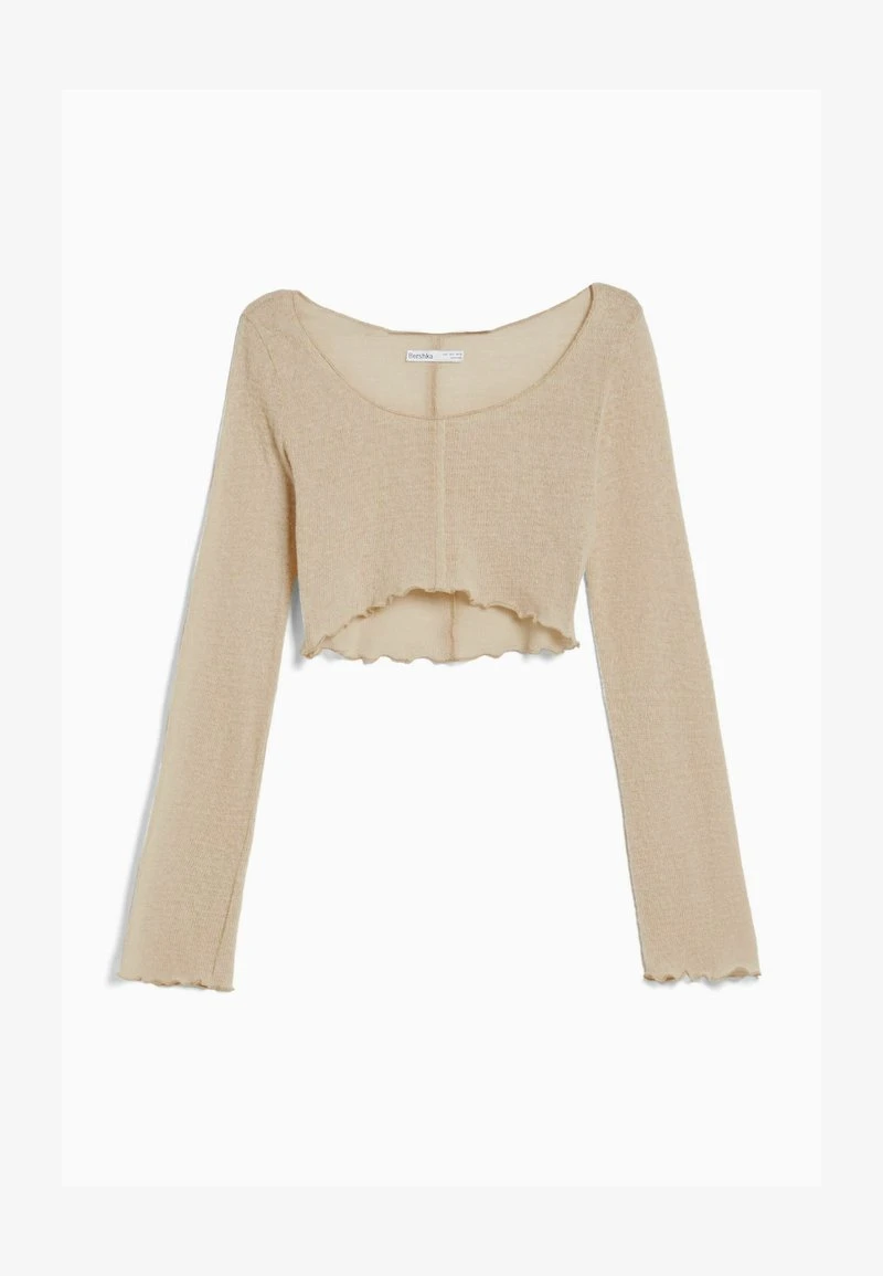 BERSHKA CURLY - Strickpullover - Stone 7 BERSHKA CURLY - Strickpullover - Stone – Bild 5