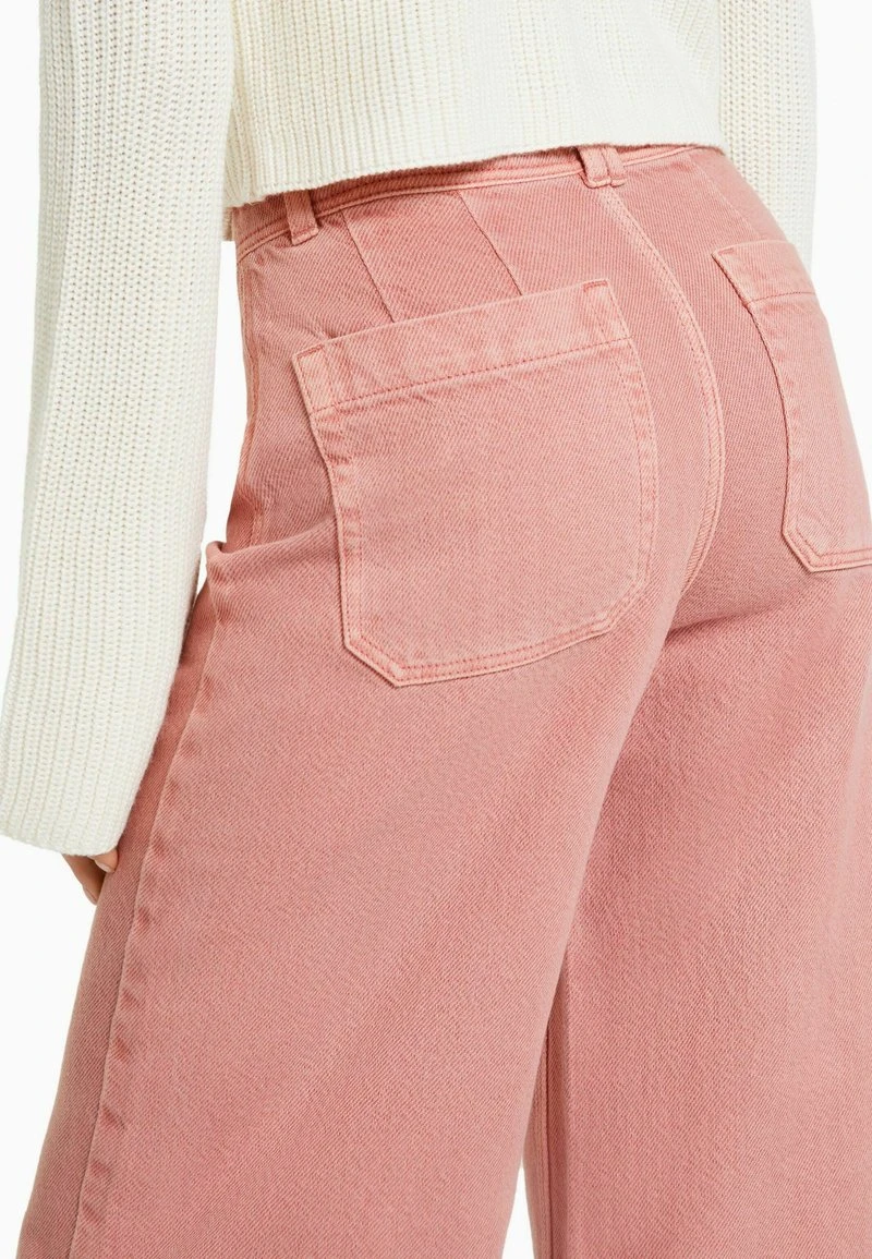 BERSHKA CULOTTES - Flared Jeans - Pink 5 BERSHKA CULOTTES - Flared Jeans - Pink – Bild 3