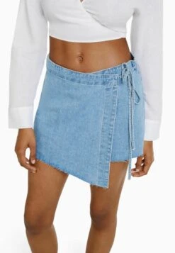 BERSHKA KNOTTED - Wickelrock - Light Blue Denim 12 BERSHKA KNOTTED - Wickelrock - Light Blue Denim -Bershka Verkaufsgeschäft a40e85074e264af88affc91a06c586c1