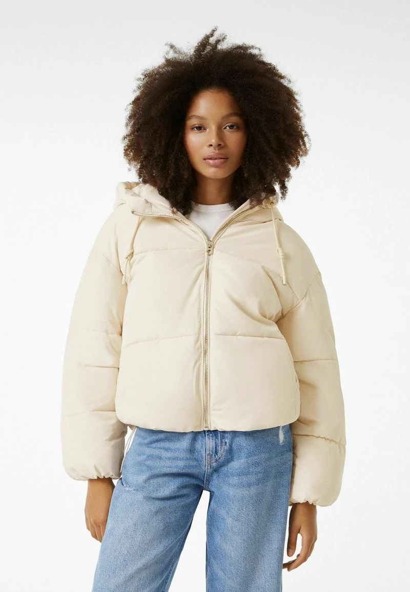 BERSHKA PUFFER - Winterjacke - Off White 3 BERSHKA PUFFER - Winterjacke - Off White