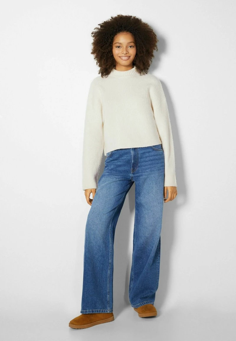 BERSHKA OPEN BACK - Strickpullover - Beige 4 BERSHKA OPEN BACK - Strickpullover - Beige – Bild 2