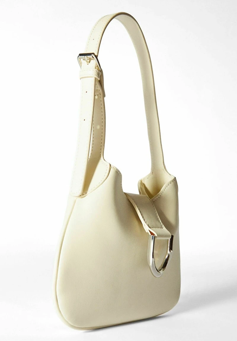 BERSHKA EFFECT BUCKLE - Handtasche - Beige 7 BERSHKA EFFECT BUCKLE - Handtasche - Beige – Bild 5