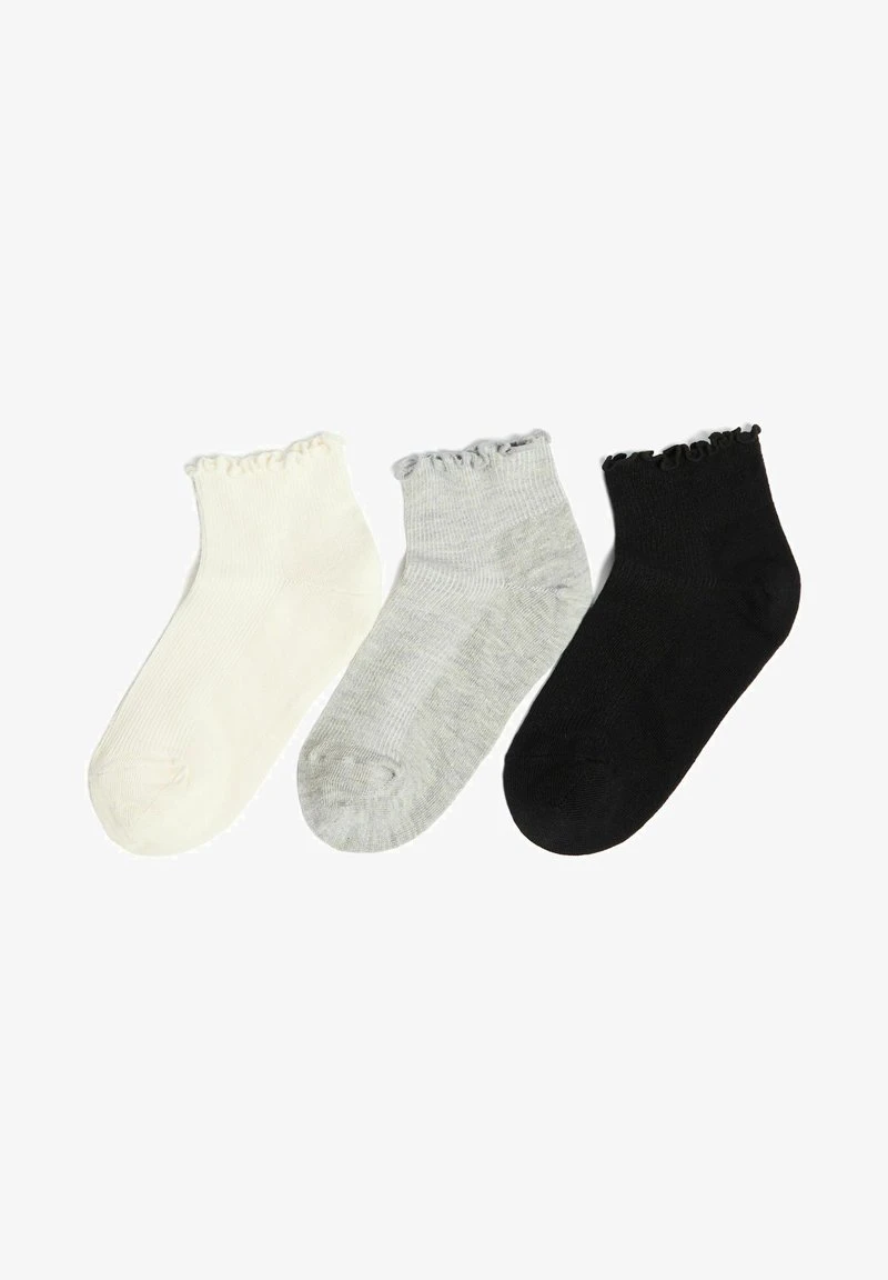 BERSHKA PACK 3 - Socken - Black 5 BERSHKA PACK 3 - Socken - Black – Bild 3