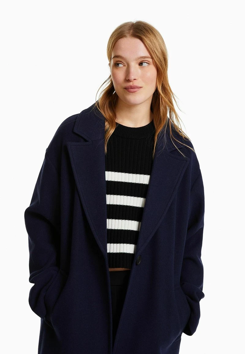 BERSHKA DROP SHOULDER - Klassischer Mantel - Royal Blue 8 BERSHKA DROP SHOULDER - Klassischer Mantel - Royal Blue – Bild 6