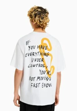 BERSHKA RACING - T-Shirt Print - Off White 10 BERSHKA RACING - T-Shirt Print - Off White -Bershka Verkaufsgeschäft a918f73e07564579a5027eec1e7f488c