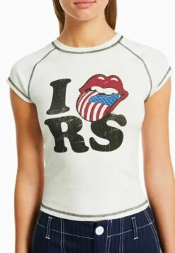 BERSHKA SHORT SLEEVE PRINT - ROLLING STONES - T-Shirt Print - Beige 11 BERSHKA SHORT SLEEVE PRINT - ROLLING STONES - T-Shirt Print - Beige -Bershka Verkaufsgeschäft abde3002ee7c4842a406d9b2016bd37c