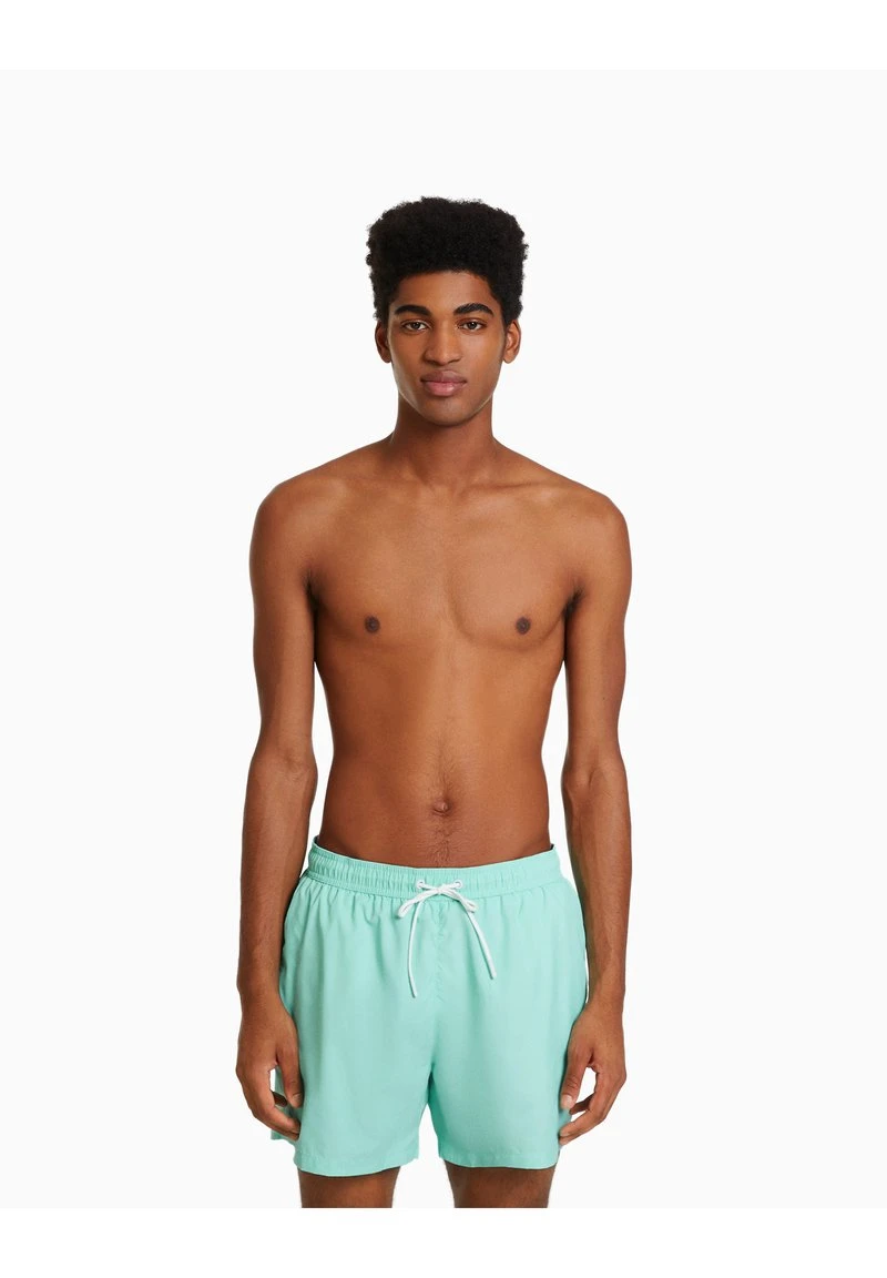 BERSHKA BASIC - Badeshorts - Light Blue 3 BERSHKA BASIC - Badeshorts - Light Blue