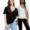 BERSHKA 2-PACK - REGULAR FIT SHORT SLEEVE - T-Shirt Basic - White 1 BERSHKA 2-PACK - REGULAR FIT SHORT SLEEVE - T-Shirt Basic - White -Bershka Verkaufsgeschäft ac65de0e65bf4d56928acad28c9cbdda