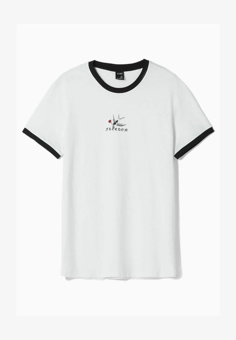 BERSHKA REGULAR FIT SHORT SLEEVE PRINT - T-Shirt Print - Pink 7 BERSHKA REGULAR FIT SHORT SLEEVE PRINT - T-Shirt Print - Pink – Bild 5