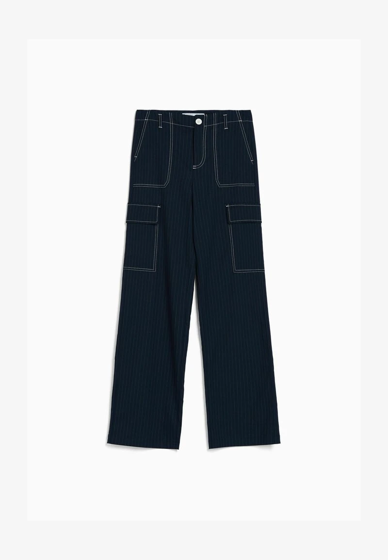 BERSHKA TAILORED PINSTRIPE - Cargohose - Royal Blue 7 BERSHKA TAILORED PINSTRIPE - Cargohose - Royal Blue – Bild 5
