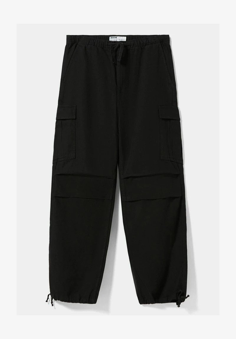 BERSHKA PARACHUTE - Cargohose - Black 6 BERSHKA PARACHUTE - Cargohose - Black – Bild 4