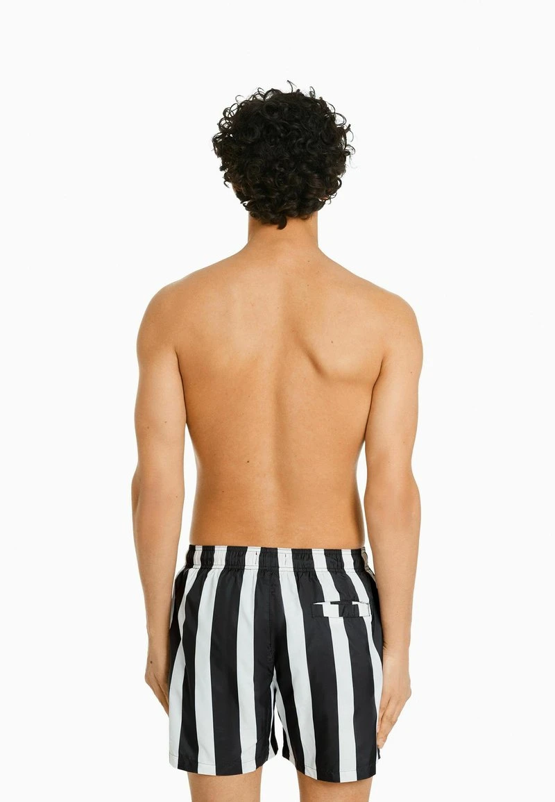 BERSHKA STRIPED - Badeshorts - Off White 5 BERSHKA STRIPED - Badeshorts - Off White – Bild 3