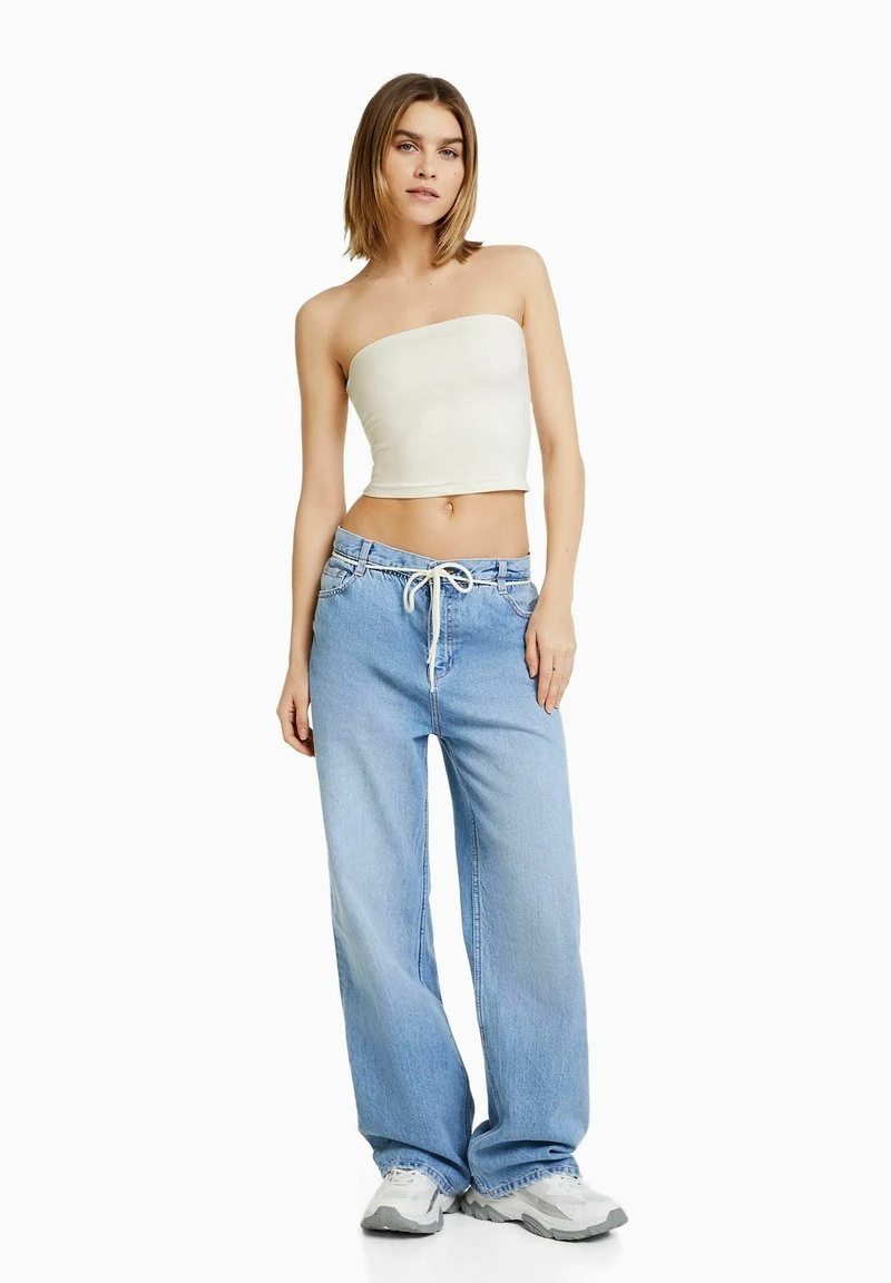 BERSHKA BANDEAU - Top - Beige 4 BERSHKA BANDEAU - Top - Beige – Bild 2