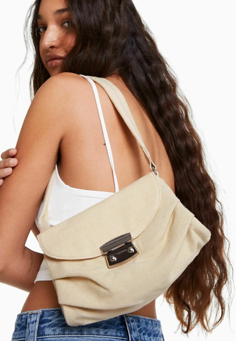 BERSHKA Handtasche - Beige 4 BERSHKA Handtasche - Beige – Bild 2