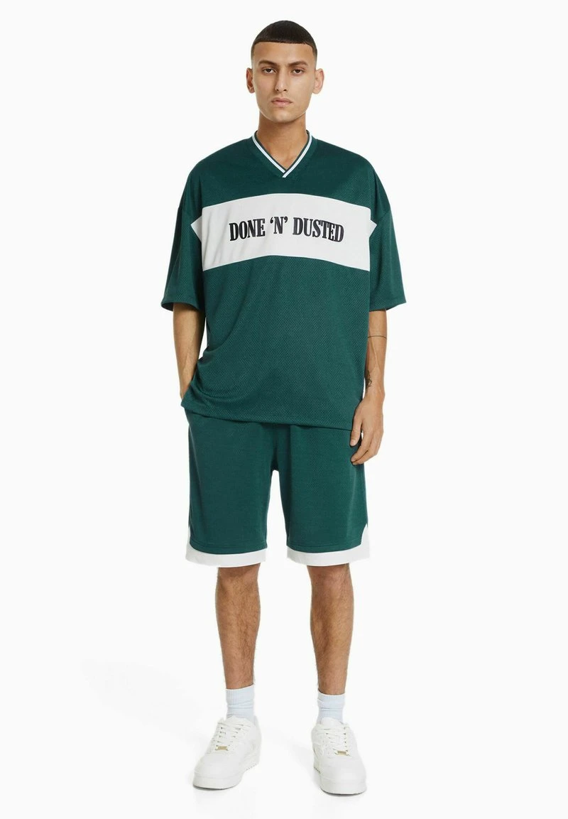 BERSHKA Shorts - Green 4 BERSHKA Shorts - Green – Bild 2