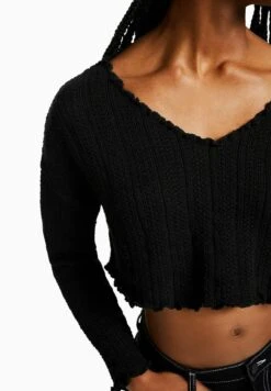 BERSHKA RUSTIC - Strickpullover - Black 11 BERSHKA RUSTIC - Strickpullover - Black -Bershka Verkaufsgeschäft b49142d64be4485b9b051685e2190e57