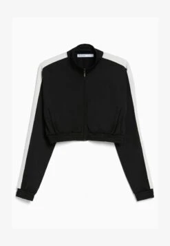 BERSHKA WITH ZIP - Sweatjacke - Black -Bershka Verkaufsgeschäft b58d7f68e4f645539cc04d24577292af