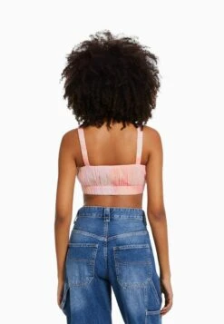 BERSHKA STRAPPY CREPE - Bralette - Bluse - Salmon 10 BERSHKA STRAPPY CREPE - Bralette - Bluse - Salmon -Bershka Verkaufsgeschäft b59713c80d424d53b8f41fa54d3835fe