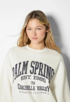 BERSHKA PRINTED - Sweatshirt - Off-white 11 BERSHKA PRINTED - Sweatshirt - Off-white -Bershka Verkaufsgeschäft b72f7912cde24df8a95a7d46552cfc7e