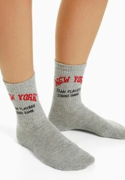 BERSHKA VARSITY SET 03644723 - Socken - Grey