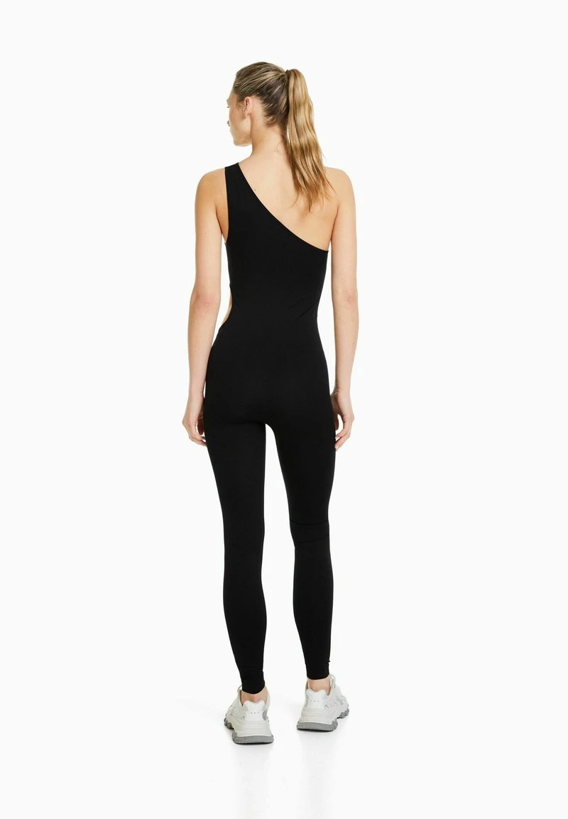 BERSHKA CUT-OUT SEAMLESS - Jumpsuit - Black 4 BERSHKA CUT-OUT SEAMLESS - Jumpsuit - Black – Bild 2
