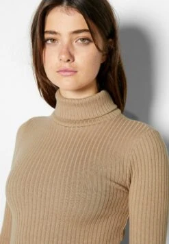 BERSHKA HIGH NECK - Strickpullover - Camel 11 BERSHKA HIGH NECK - Strickpullover - Camel -Bershka Verkaufsgeschäft b974db563cf8447980bdcb1bdf7b2567
