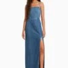 BERSHKA LONG OPEN BACK - Maxikleid - Light Blue Denim 2 BERSHKA LONG OPEN BACK - Maxikleid - Light Blue Denim -Bershka Verkaufsgeschäft ba2d22b2f82d4639b1332769e22bed3d