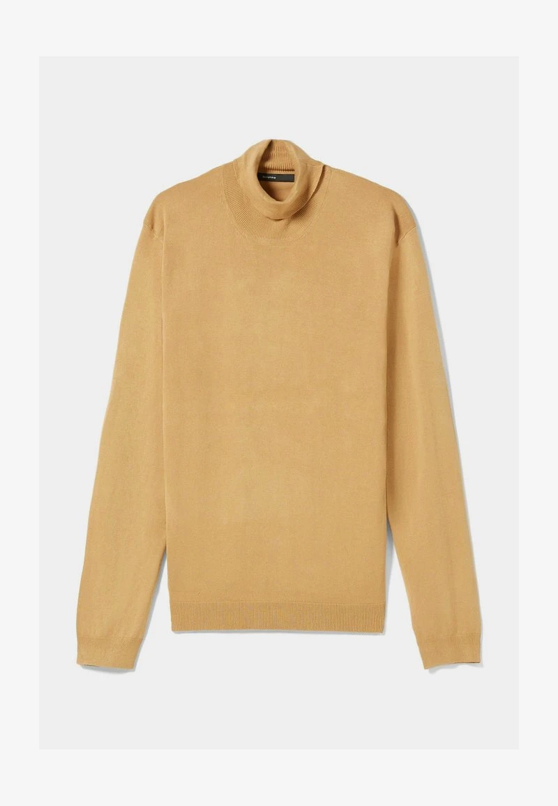 BERSHKA HIGH NECK - Strickpullover - Camel 7 BERSHKA HIGH NECK - Strickpullover - Camel – Bild 5