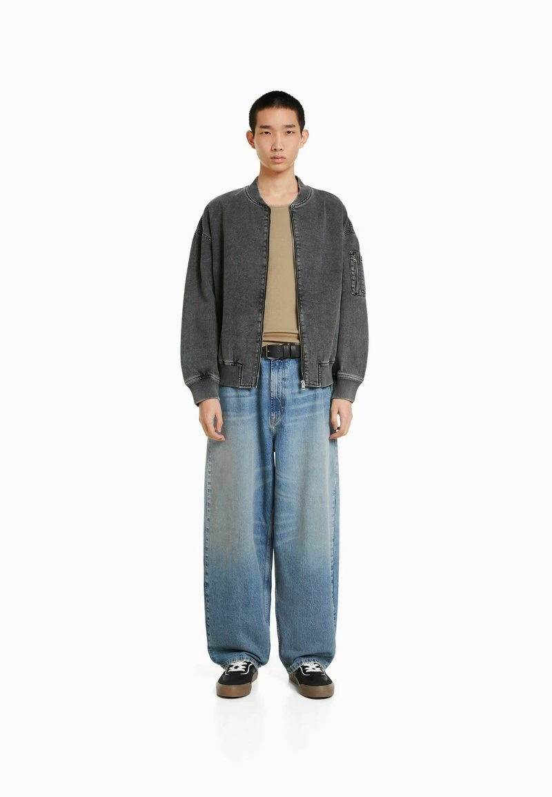 BERSHKA Jeansjacke - Dark Grey 4 BERSHKA Jeansjacke - Dark Grey – Bild 2