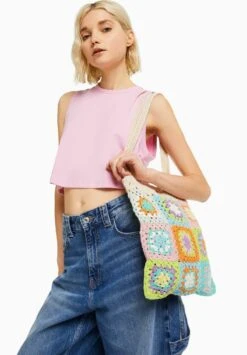 BERSHKA Shopping Bag - Orange -Bershka Verkaufsgeschäft bacfaeacb99e4ce1892ecda8d1b3a335 1