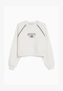 BERSHKA ROUND NECK CONTRAST - PRINT - Sweatshirt - White 12 BERSHKA ROUND NECK CONTRAST - PRINT - Sweatshirt - White -Bershka Verkaufsgeschäft bba8384d5a2449438570271a20819179