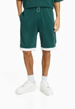 BERSHKA Shorts - Green