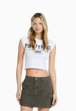 BERSHKA Minirock - Grey