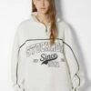 BERSHKA SAN DIEGO PRINT HALF ZIP - Sweatshirt - White 1 BERSHKA SAN DIEGO PRINT HALF ZIP - Sweatshirt - White -Bershka Verkaufsgeschäft bcfd09b6e3f94ddf882c8392919d23ab
