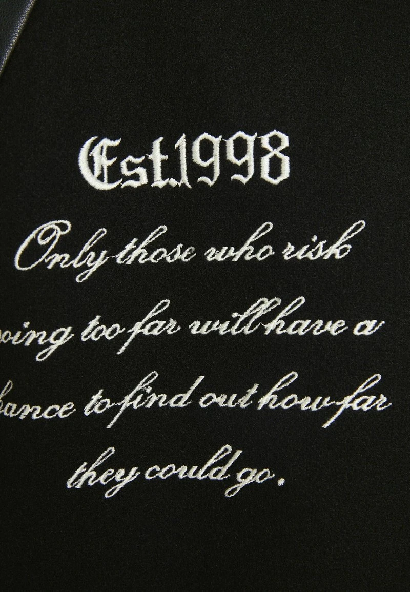 BERSHKA TEXTURE - Bomberjacke - Black 8 BERSHKA TEXTURE - Bomberjacke - Black – Bild 6