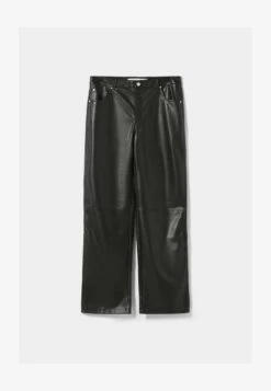 BERSHKA STRAIGHT FIT - Stoffhose - Black 12 BERSHKA STRAIGHT FIT - Stoffhose - Black -Bershka Verkaufsgeschäft be72daf2ef0d4ab39e898c9eaa820087