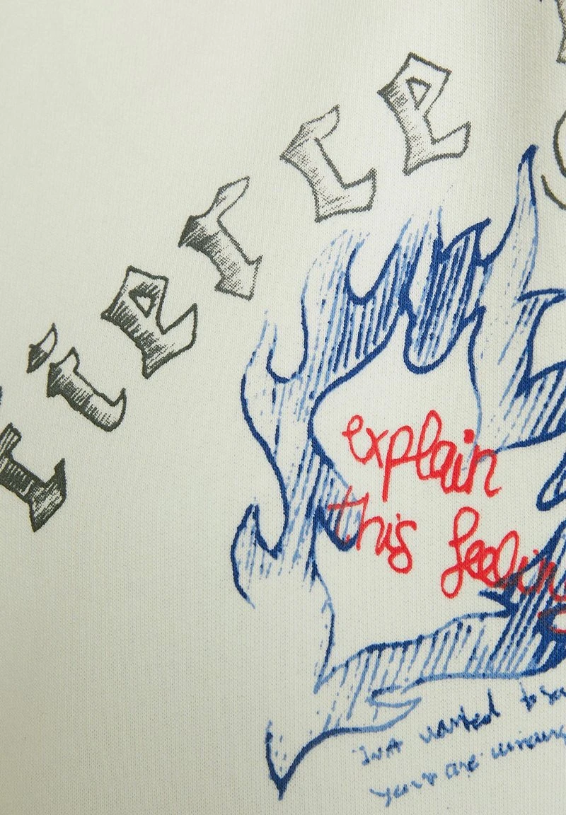 BERSHKA ROUND NECK PRINTED - Sweatshirt - Beige 8 BERSHKA ROUND NECK PRINTED - Sweatshirt - Beige – Bild 6