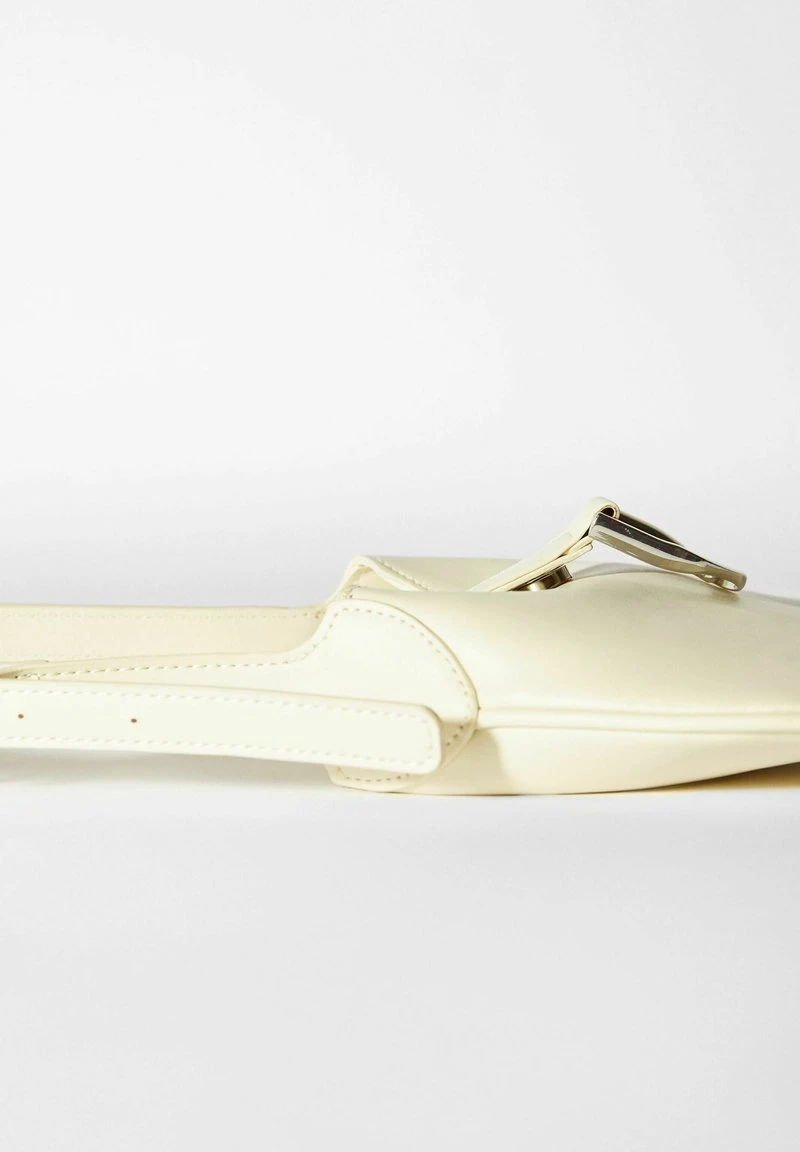 BERSHKA EFFECT BUCKLE - Handtasche - Beige 6 BERSHKA EFFECT BUCKLE - Handtasche - Beige – Bild 4