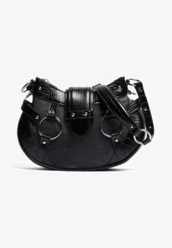 BERSHKA EMBOSSED WITH STRAP - Umhängetasche - Black 10 BERSHKA EMBOSSED WITH STRAP - Umhängetasche - Black -Bershka Verkaufsgeschäft c20e4d363fd04c51a17f002eb94f98d4