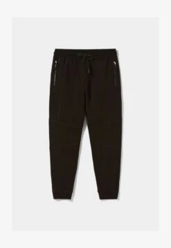 BERSHKA PLUSH SEAMS - Jogginghose - Black -Bershka Verkaufsgeschäft c292f6f8c0244bf99825056baf43c29b