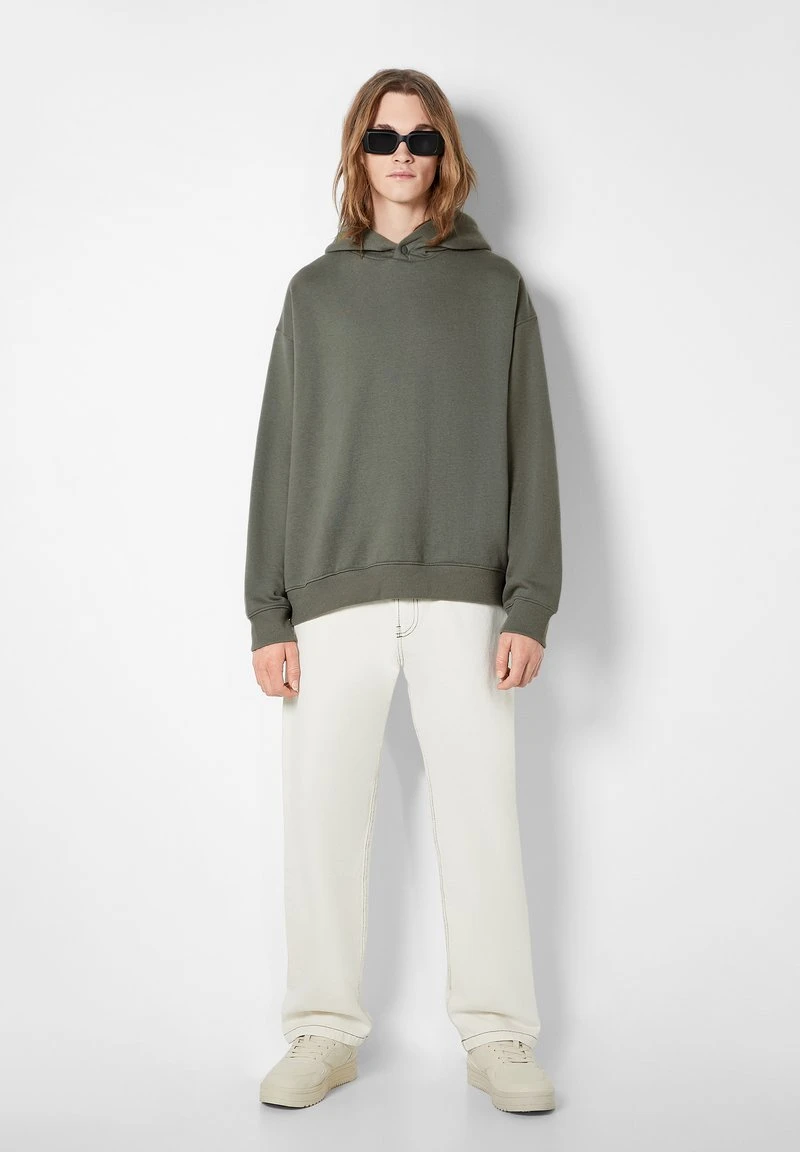 BERSHKA BOXY 07643127 - Kapuzenpullover - Khaki 8 BERSHKA BOXY 07643127 - Kapuzenpullover - Khaki – Bild 6
