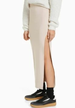 BERSHKA Bleistiftrock - Sand -Bershka Verkaufsgeschäft c758b05964b44ff1a3c05b10a6d845c0