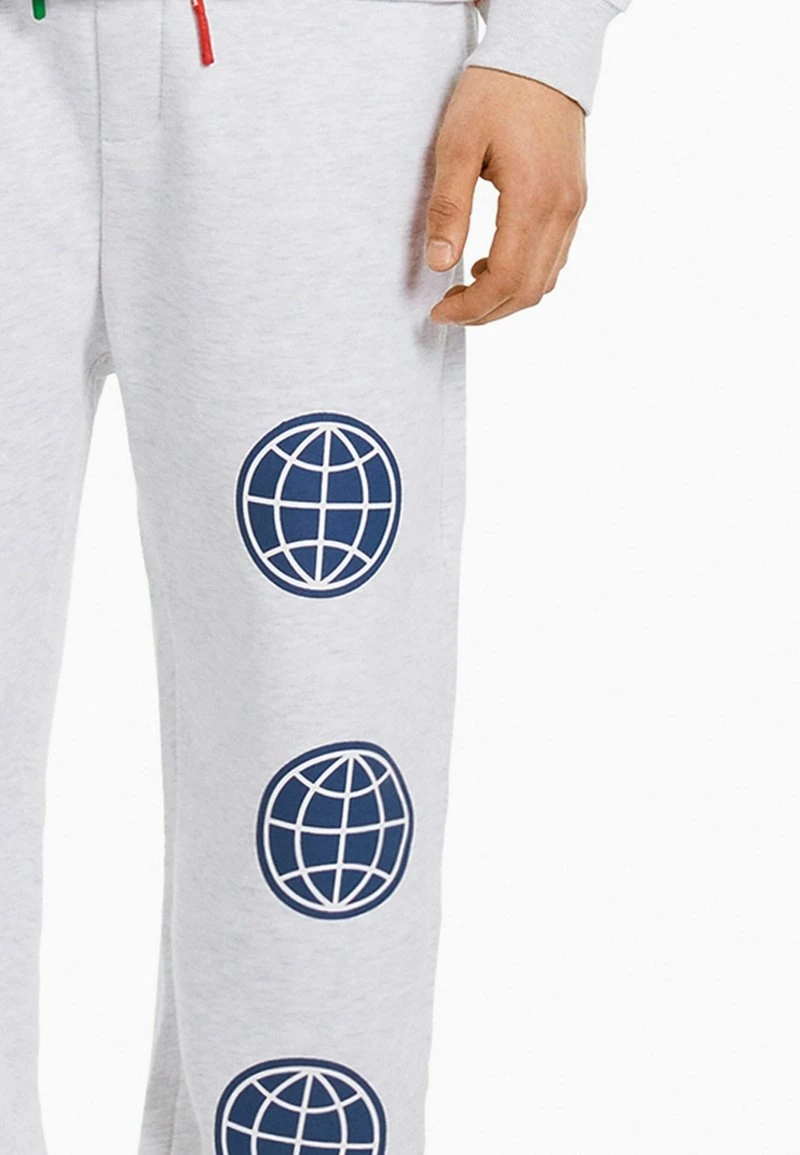 BERSHKA PLUSH - PRINT - Jogginghose - Mottled Grey 5 BERSHKA PLUSH - PRINT - Jogginghose - Mottled Grey – Bild 4