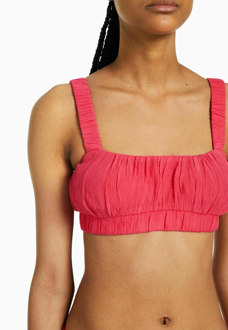 BERSHKA STRAPPY CREPE - Bralette - Bluse - Coral 6 BERSHKA STRAPPY CREPE - Bralette - Bluse - Coral – Bild 4
